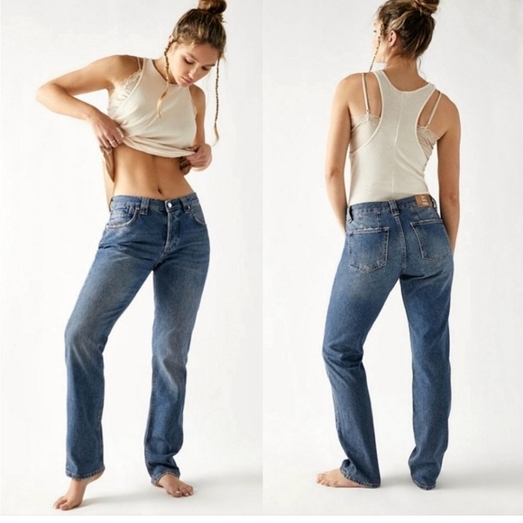 Free People Denim - Free People We the Free Curvy Siren Low Rise Straight Leg Jean size 26